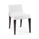 Geometric Dark Mocha Oak Vanity Chair