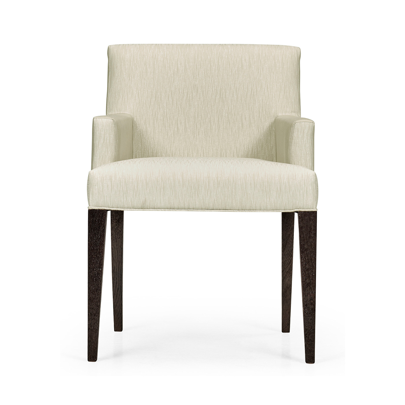 Geometric Transitional Upholstered Dining Arm Chair