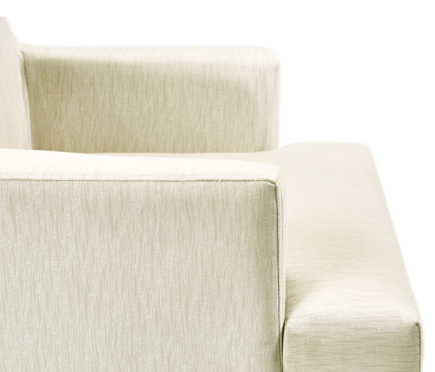 Geometric Transitional Upholstered Dining Arm Chair