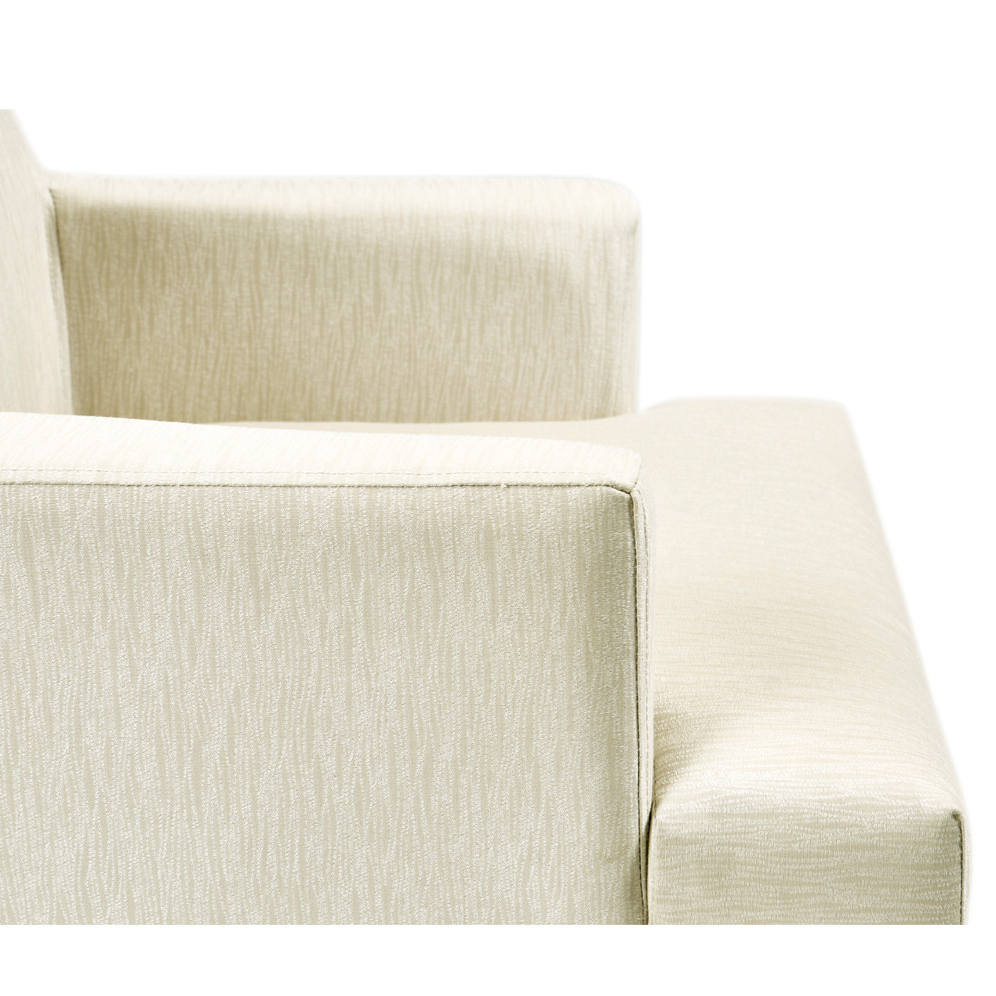 Geometric Transitional Upholstered Dining Arm Chair