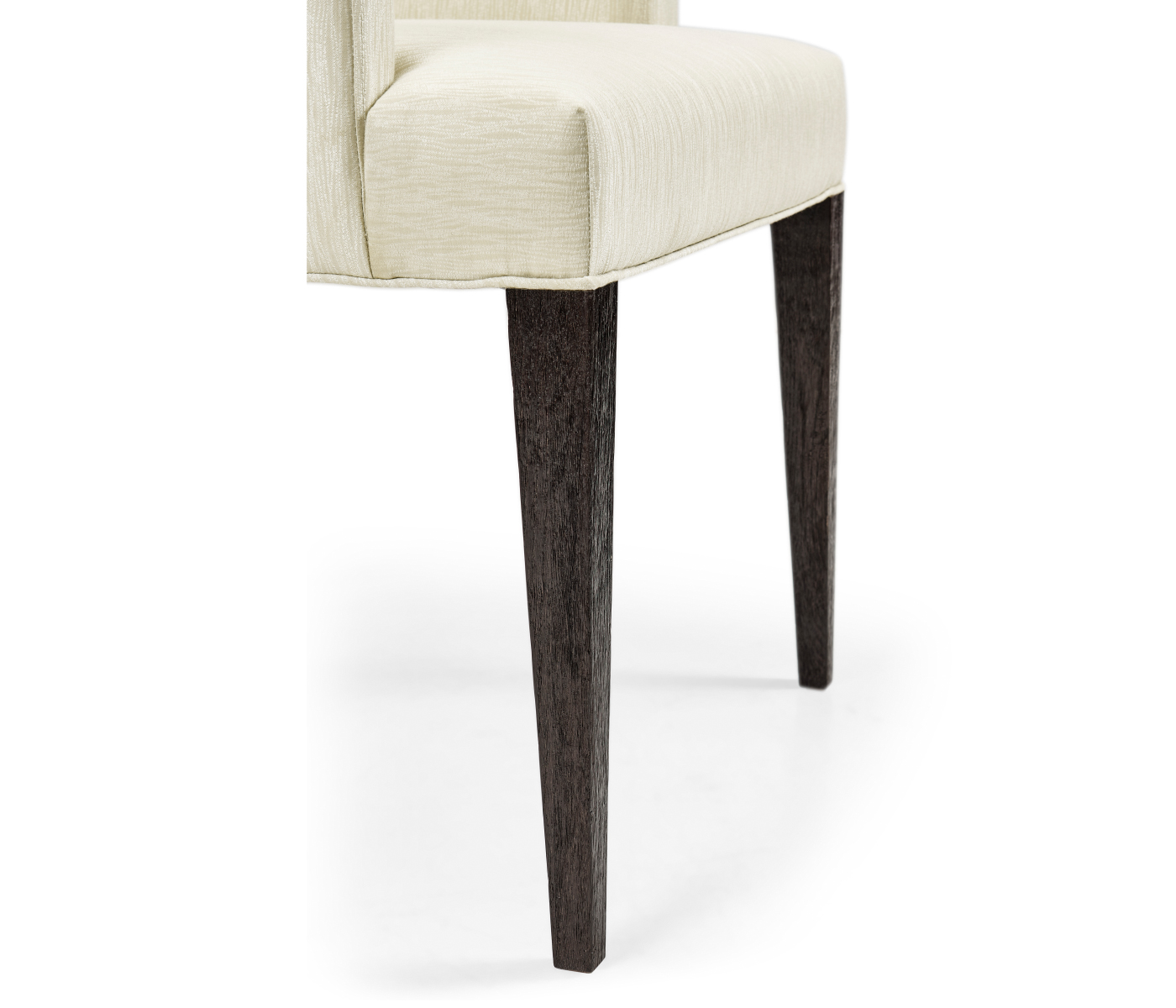 Geometric Transitional Upholstered Dining Arm Chair
