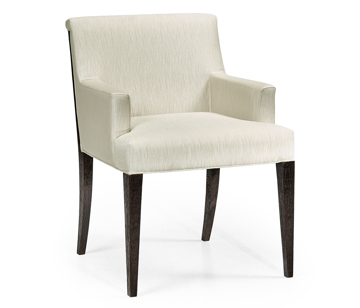 Geometric Transitional Upholstered Dining Arm Chair