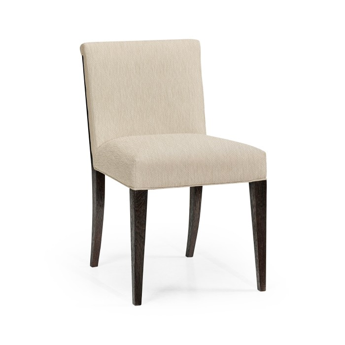 Geometric Transitional Upholstered Dining Side Chair