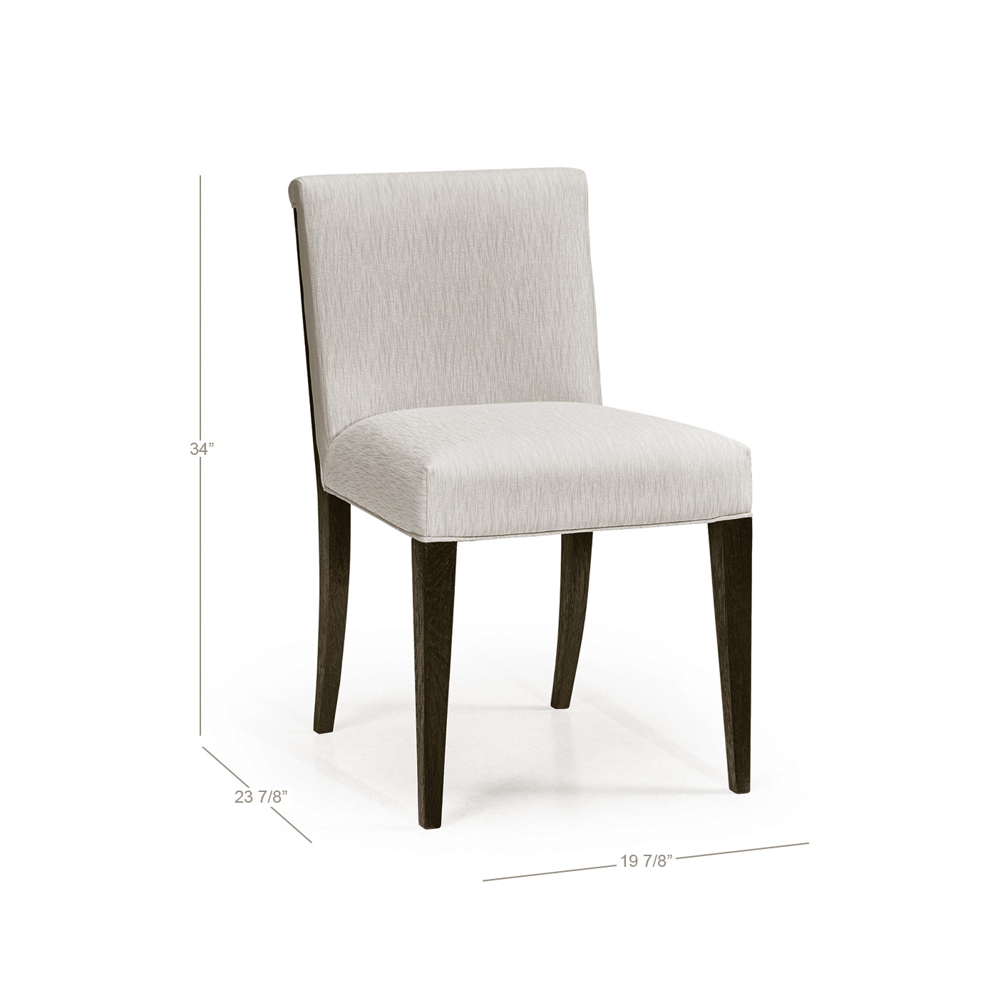 Geometric Transitional Upholstered Dining Side Chair