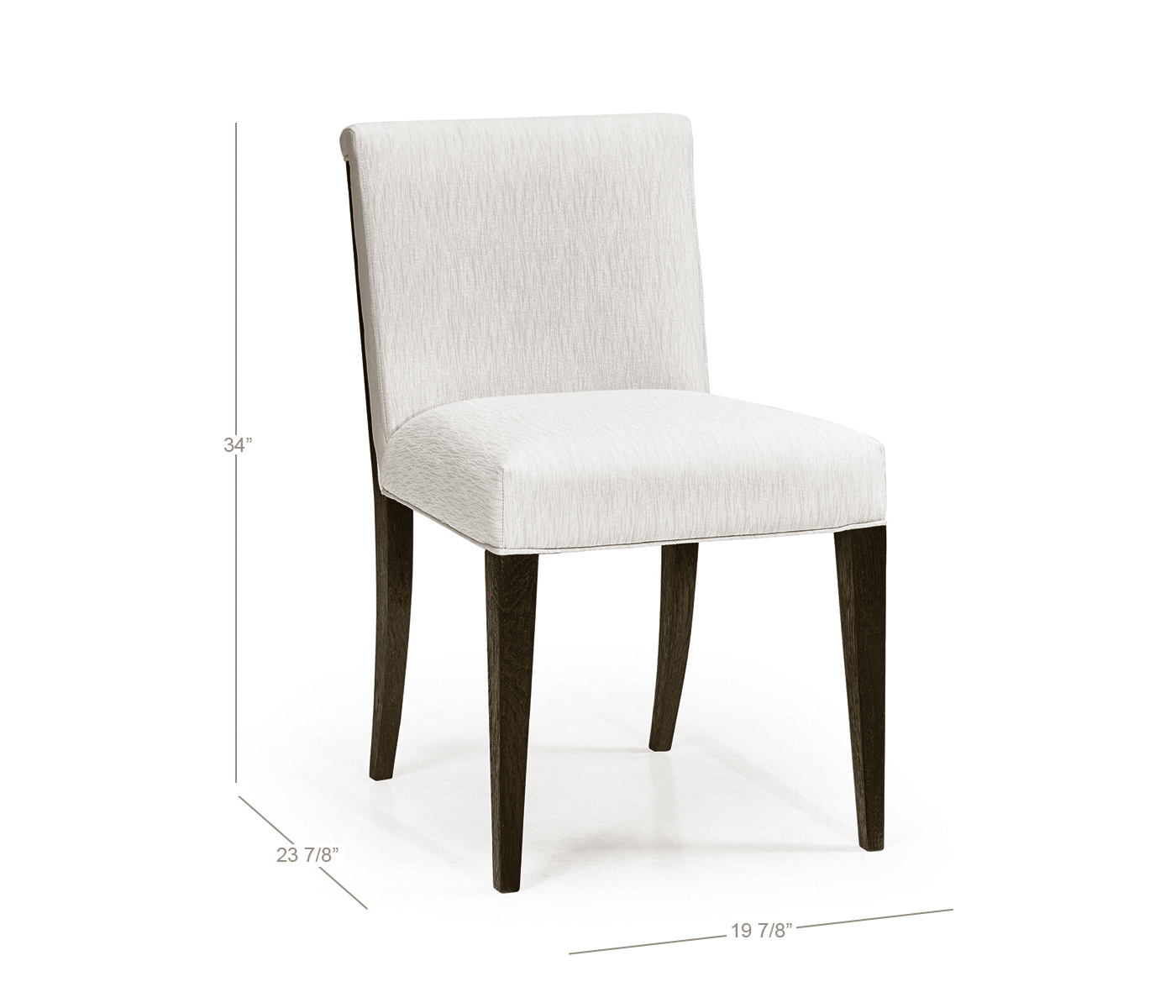 Geometric Transitional Upholstered Dining Side Chair