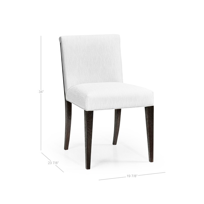 Geometric Transitional Upholstered Dining Side Chair