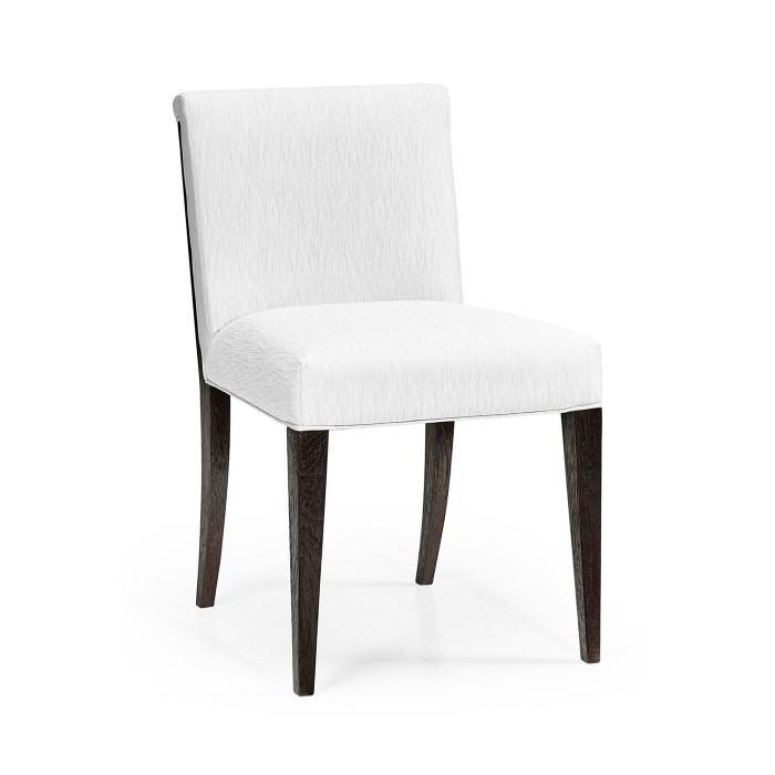 Geometric Transitional Upholstered Dining Side Chair