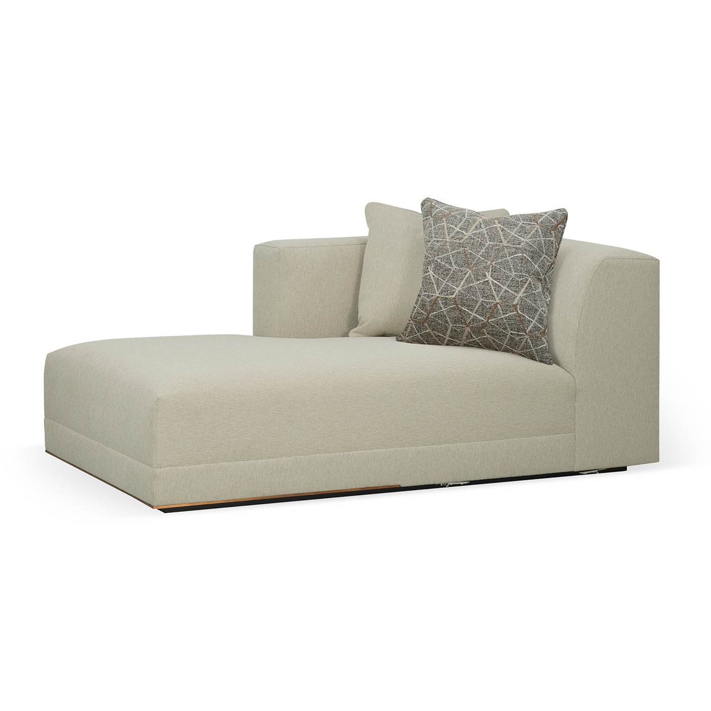 Geometric LFT Arm Chaise Lounge
