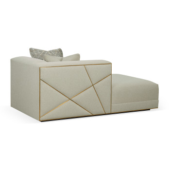 Geometric LFT Arm Chaise Lounge