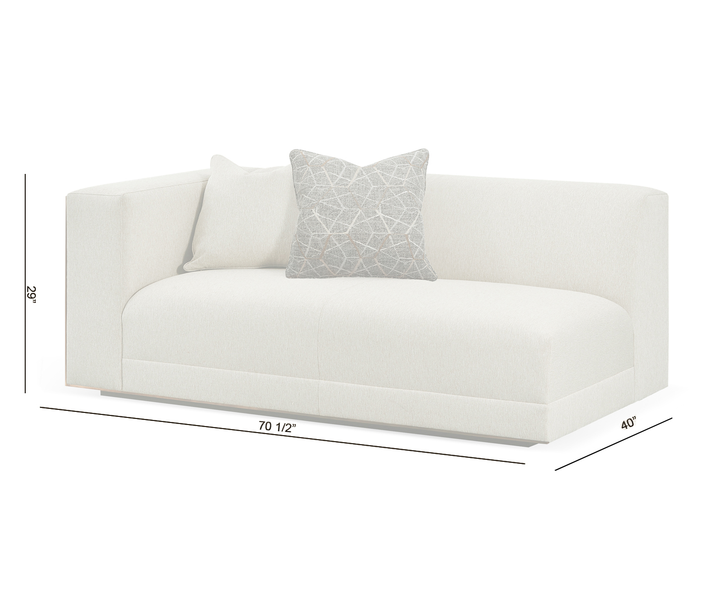 Geometric LFT Arm Sectional