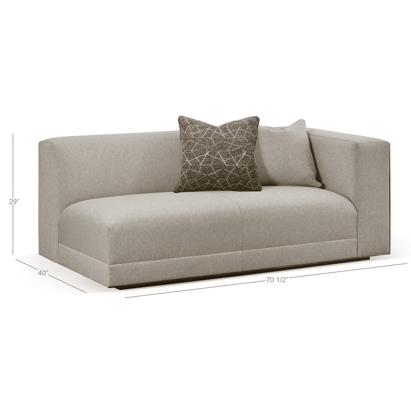 Geometric RT Arm Sectional