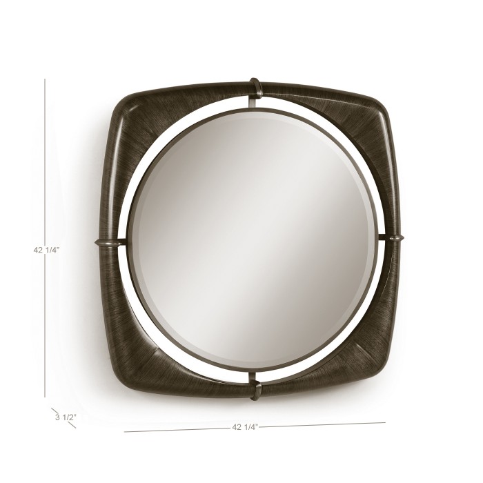 Toulouse Walnut Mirror 42