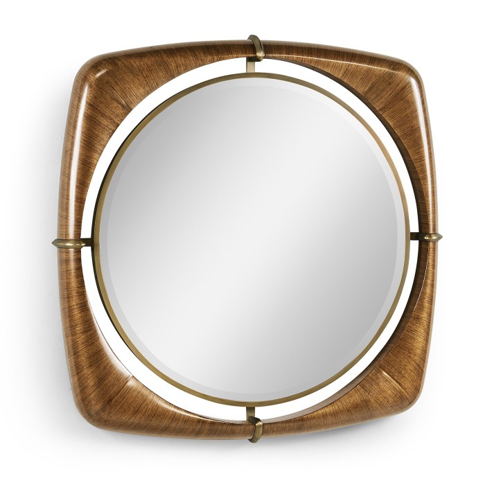 Toulouse Walnut Mirror 42