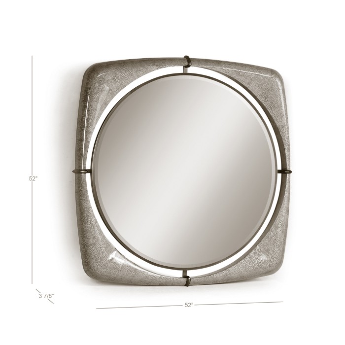 Toulouse Eggshell Mirror 52