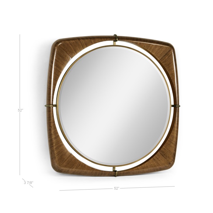Toulouse Walnut Mirror 52