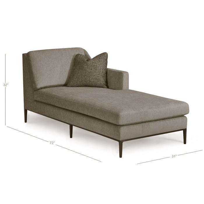Toulouse RT Arm Chaise Lounge
