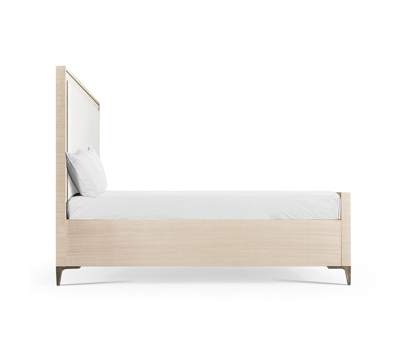 Tideline Bone & Linen-Blend Upholstered Bed