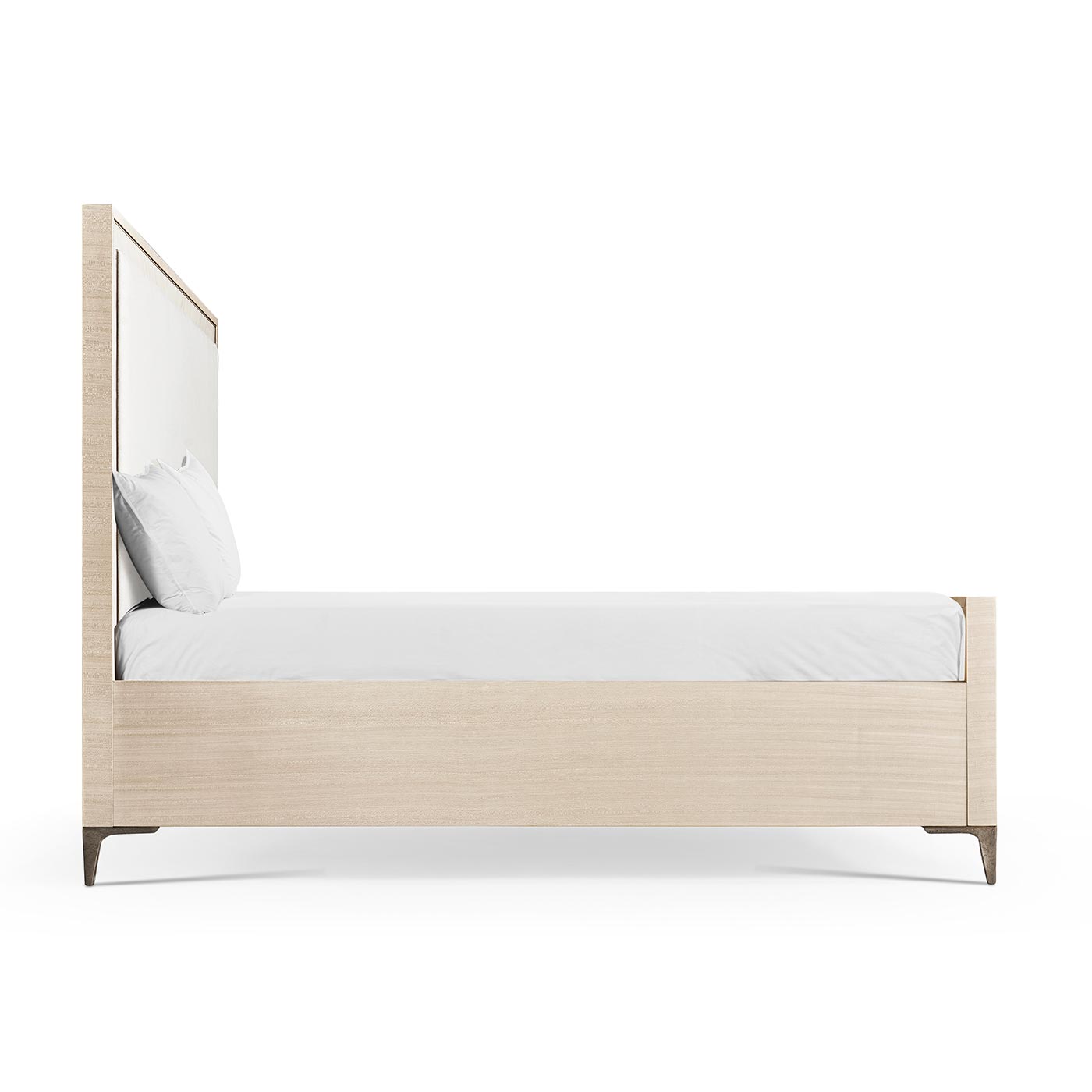 Tideline Bone & Linen-Blend Upholstered Bed