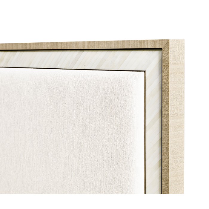 Tideline Bone & Linen-Blend Upholstered Bed