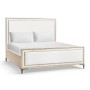 Tideline Bone & Linen-Blend Upholstered Bed