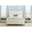Tideline Bone & Linen-Blend Upholstered Bed