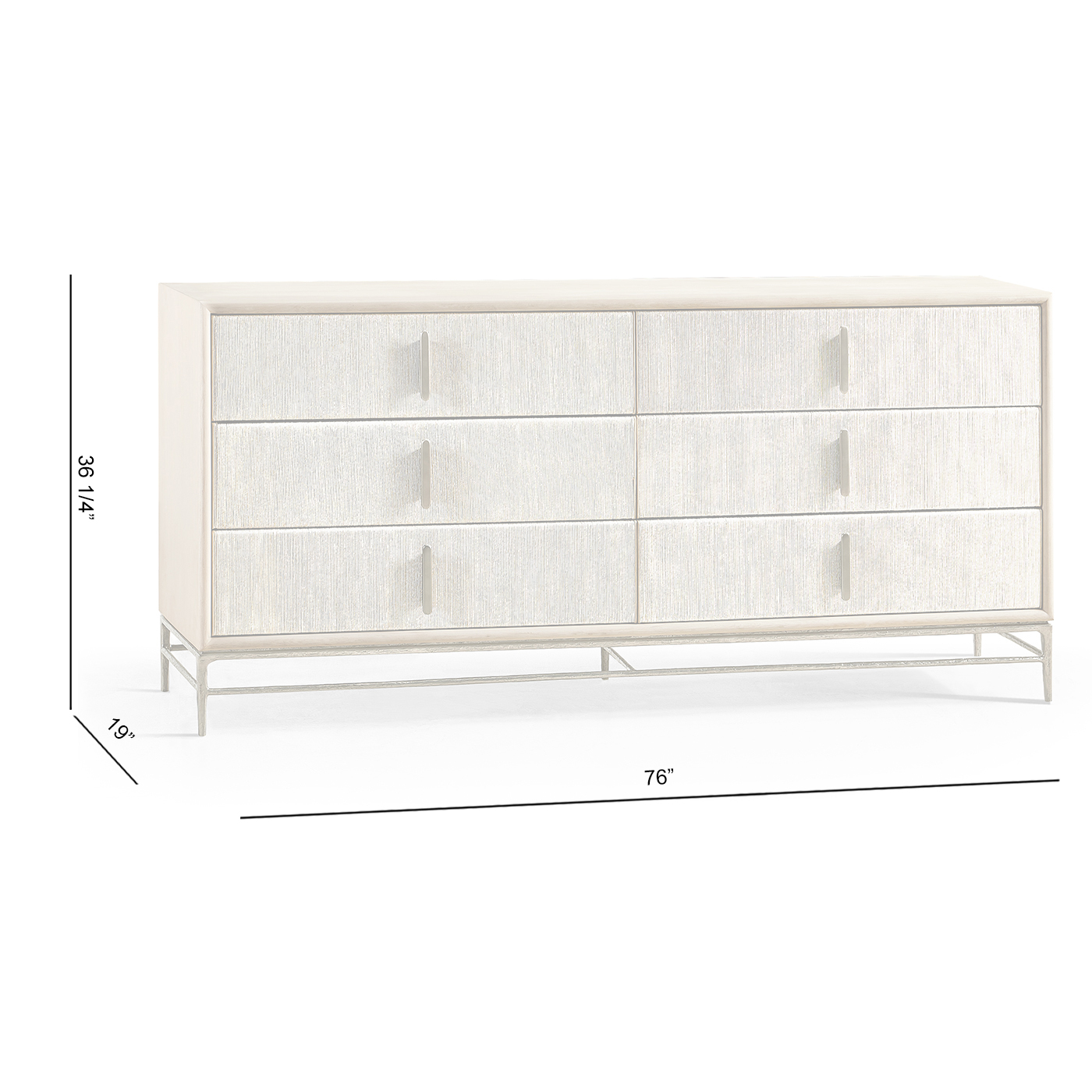 Clapotis Danish Cord Double Dresser