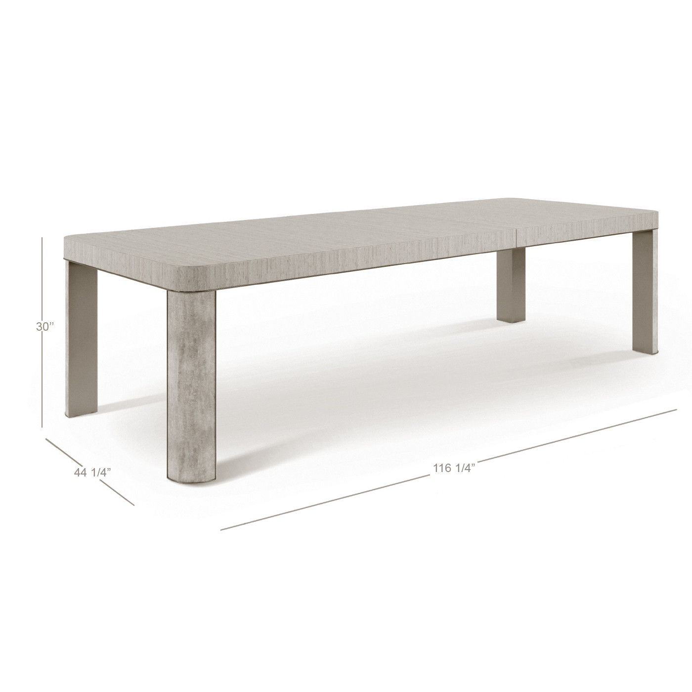 Upwelling Stone Leg Dining Table 96
