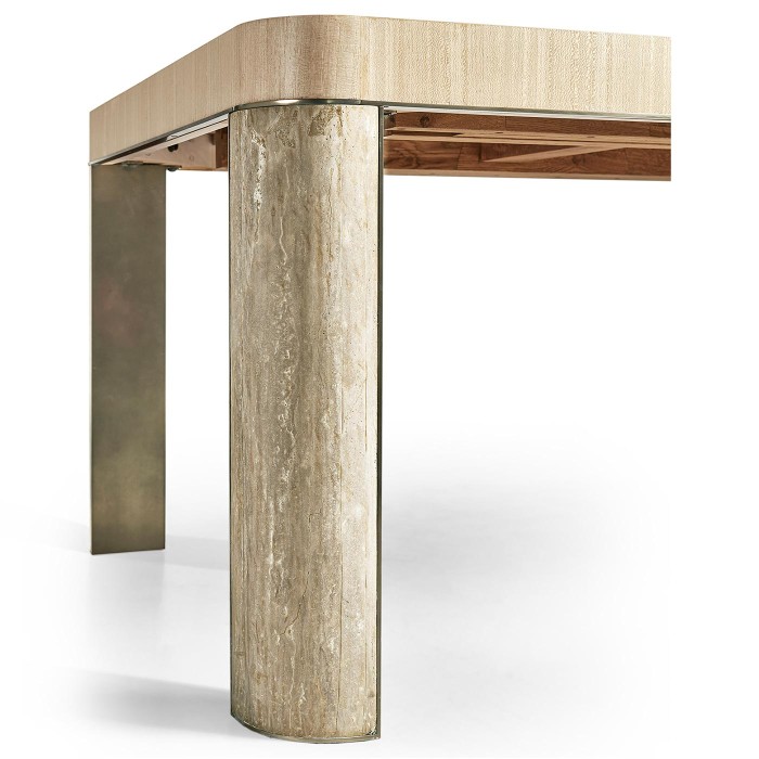 Upwelling Stone Leg Dining Table 96