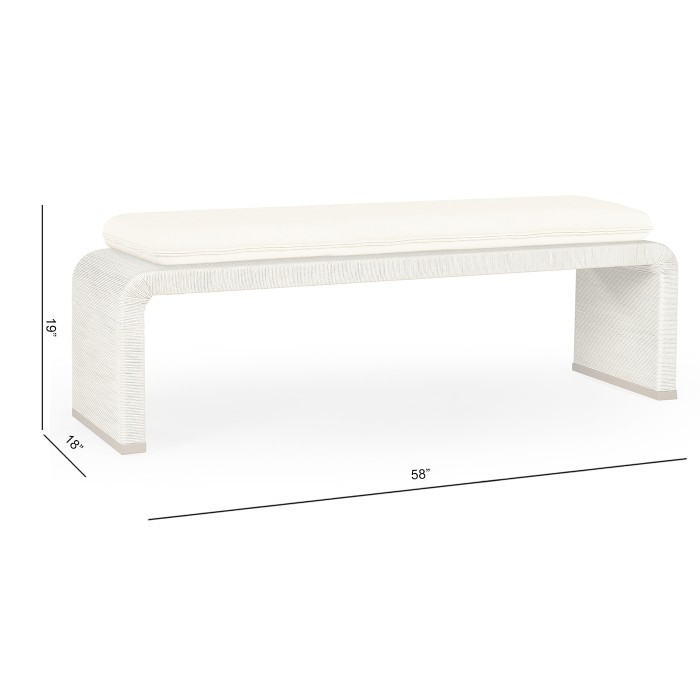 Swell Danish Cord Long Bench