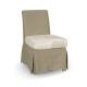 Linen Skirted Parsons Chair