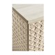Cnoidal Carved Cane Door Chest