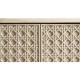 Cnoidal Carved Cane Door Chest