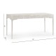 Cnoidal Cane Carved Metal Desk