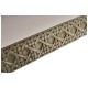 Cnoidal Cane Carved Metal Desk