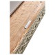 Cnoidal Cane Carved Metal Desk