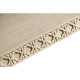 Cnoidal Cane Carved Cocktail Table
