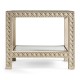 Cnoidal Cane Carved End Table