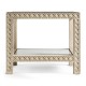 Cnoidal Cane Carved End Table