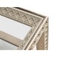Cnoidal Cane Carved End Table