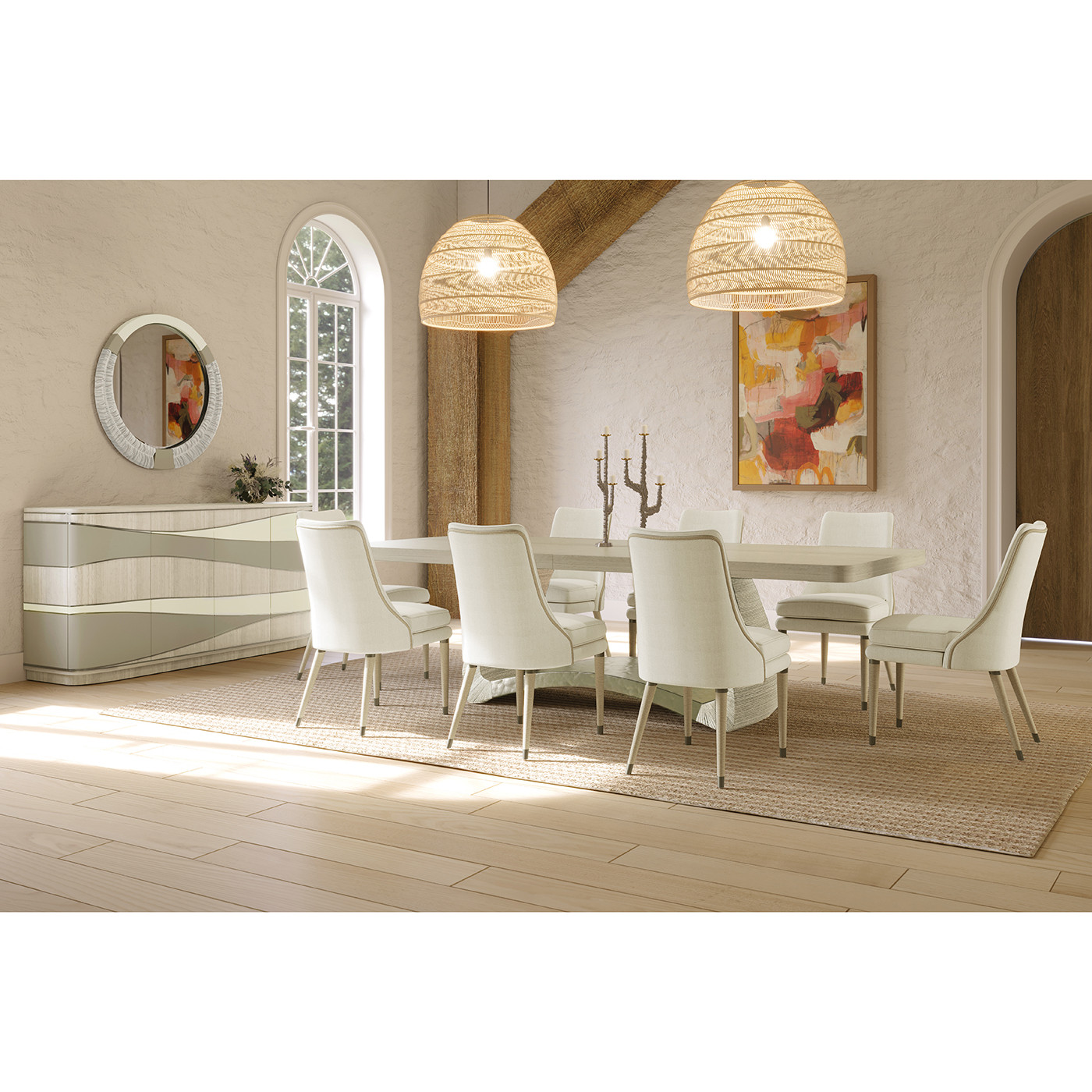 Swell Danish Cord Dining Table 100