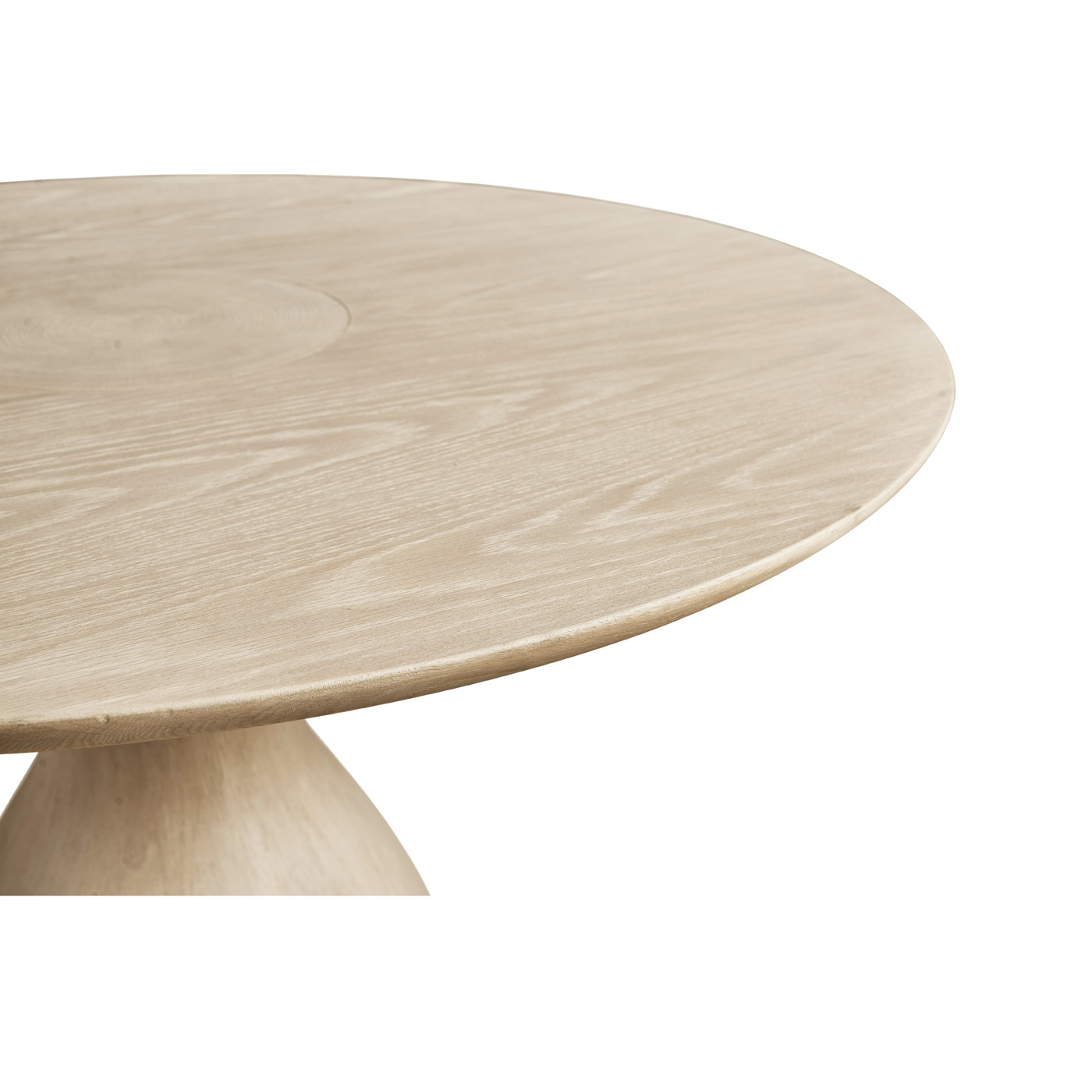 Seamount Oak Pedestal Table 44