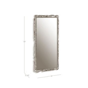 Woven Floor Mirror