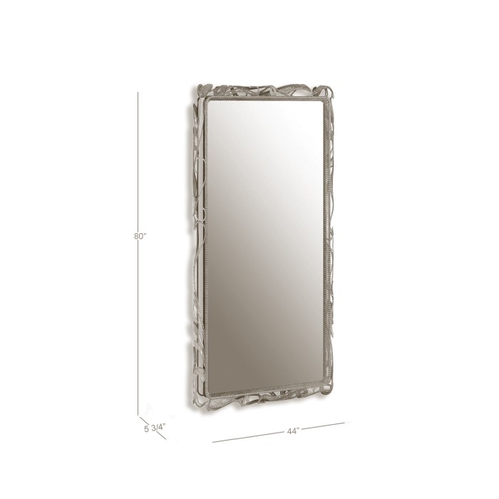 Woven Floor Mirror
