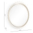 Vorticity Oval Rattan Mirror