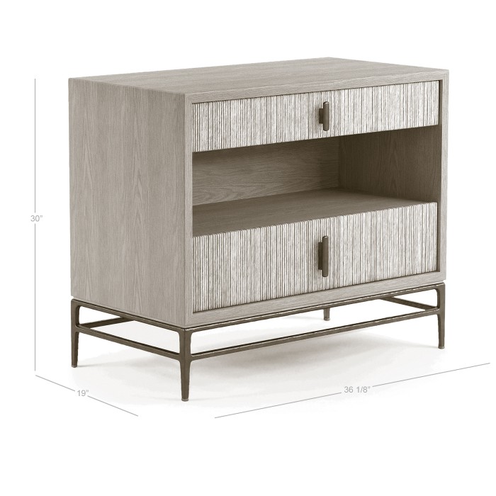 Clapotis Danish Cord Nightstand