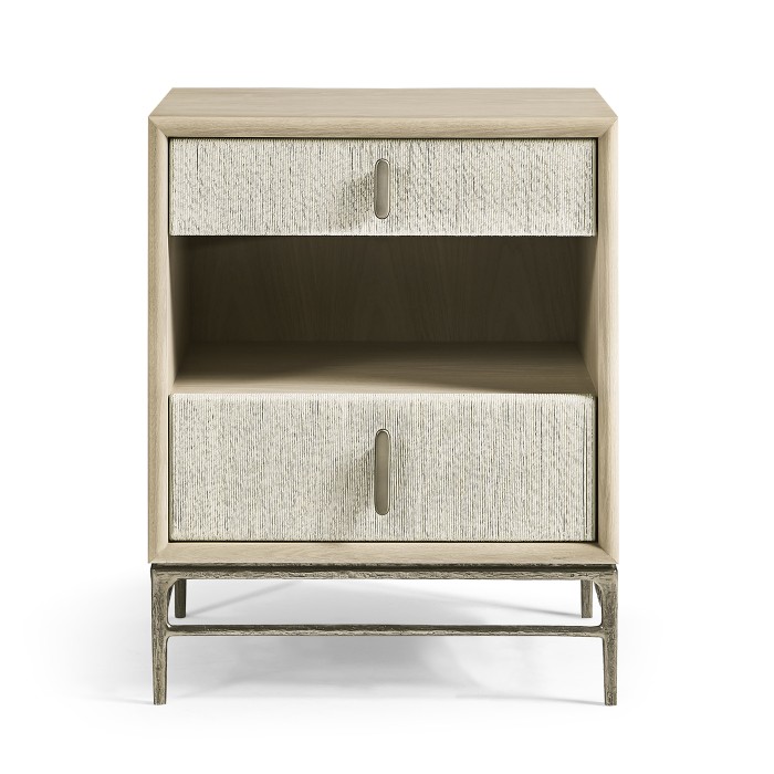 Clapotis Danish Cord Narrow Nightstand