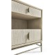 Clapotis Danish Cord Narrow Nightstand