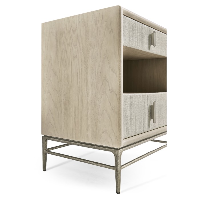 Clapotis Danish Cord Narrow Nightstand