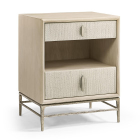 Clapotis Danish Cord Narrow Nightstand