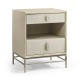 Clapotis Danish Cord Narrow Nightstand